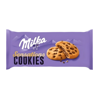 Печенье Milka Sensations Cookies Choco Inside 156g - Retromagaz