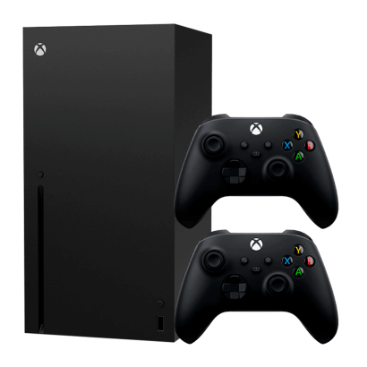 Набор Консоль Microsoft Xbox Series X 1TB Black Новый  + Геймпад Беспроводной Controller Carbon - Retromagaz