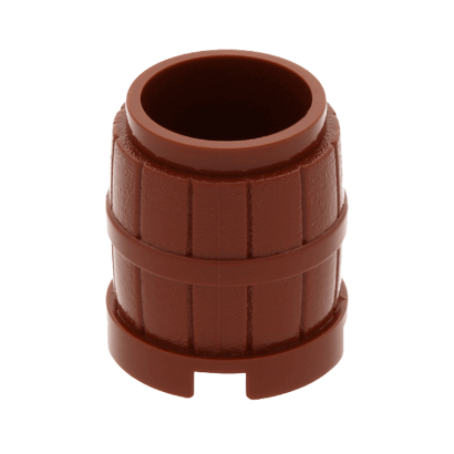 Емкость Lego Barrel 2 x 2 x 2 2489 26170 4211147 6249791 6278989 248925 Reddish Brown 4шт Б/У - Retromagaz