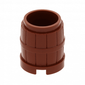 Емкость Lego Barrel 2 x 2 x 2 2489 26170 4211147 6249791 6278989 248925 Reddish Brown 4шт Б/У - Retromagaz