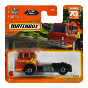 Машинка Большой Город Matchbox 1965 Ford C900 Highway 1:64 HLC73 Red - Retromagaz