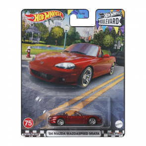 Машинка Premium Hot Wheels '04 Mazda Mazdaspeed Miata Boulevard 1:64 GJT68/HKF22 Red