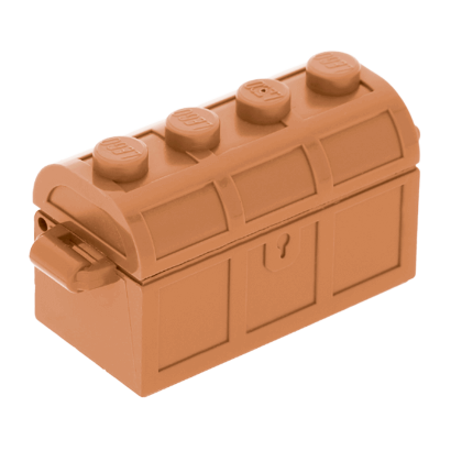 Ємність Lego Treasure Chest Bott Lid 2 x 4 x 2 4738ac01 4739a 6102984 6102983 6167286 6254218 Medium Nougat 2шт Б/У - Retromagaz