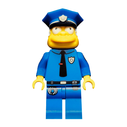 Фігурка Lego The Simpsons Chief Wiggum Cartoons sim021 Б/У - Retromagaz