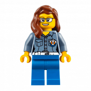 Фигурка Lego Coast Guard 973pb2775 Female ATV Driver City cty0809 Б/У