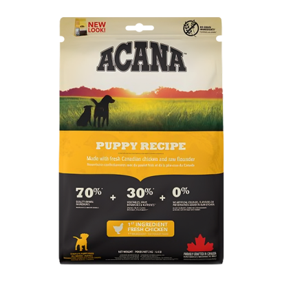 Сухий Корм для Собак Acana Puppy & Junior Recipe 340g - Retromagaz