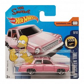 Машинка Базова Hot Wheels The Simpsons Family Car Screen Time 1:64 DTX37 Pink