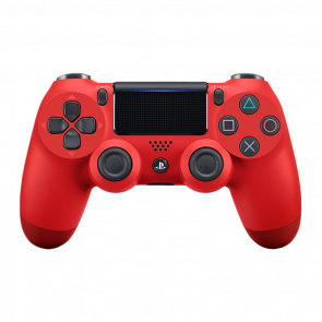 Геймпад Беспроводной Sony PlayStation 4 DualShock 4 Version 2 Magma Red Новый - Retromagaz