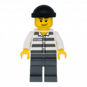 Фігурка Lego Police 973pb3375 Prisoner 50380 City cty0200 Б/У