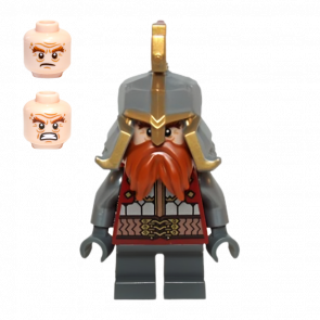 Фігурка Lego The Hobbit Dain Ironfoot Films lor107 Б/У - Retromagaz