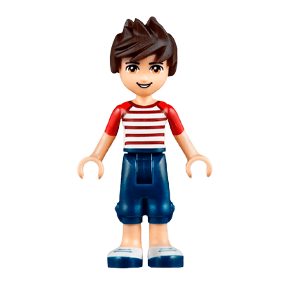 Фігурка Lego Boy Noah Dark Blue Cropped Trousers Friends frnd093 Б/У - Retromagaz