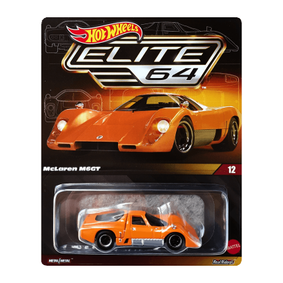 Машинка Premium Hot Wheels McLaren M6GT Elite 64 1:64 HWG05 Orange - Retromagaz