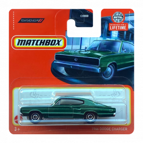 Машинка Велике Місто Matchbox 1966 Dodge Charger Showroom 1:64 HVN82 Dark Green