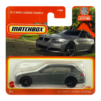 Машинка Большой Город Matchbox 2012 BMW 3 Series Touring Highway 1:64 HVN76 Grey - Retromagaz