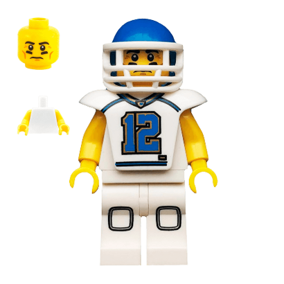 Фигурка Lego Series 8 Football Player Collectible Minifigures col117 Б/У - Retromagaz