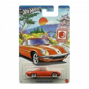 Тематична Машинка Hot Wheels 1968 Mazda Cosmo Sport J-Imports 1:64 HWR57/HRT00 Orange - Retromagaz