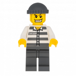 Фігурка Lego Police 973pb3375 Prisoner 50380 City cty0040 Б/У