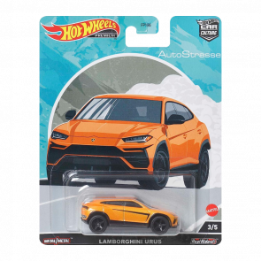 Машинка Premium Hot Wheels Lamborghini Urus AutoStrasse 1:64 HCK16 Orange - Retromagaz