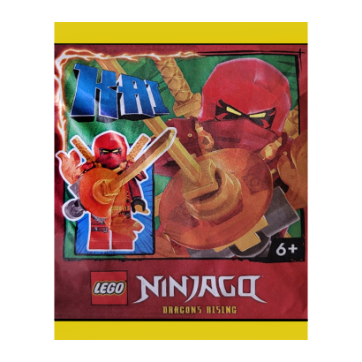 Конструктор Lego Фігурка Kai Paper Bag #2 Ninjago 892405 njo870 Новый - Retromagaz