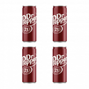 Набір Напій Dr Pepper Regular 330ml 4шт - Retromagaz