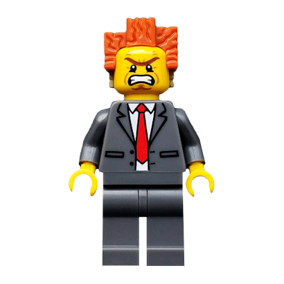 Фігурка Lego The Lego Movie President Business Buttoned Jacket and Bared Teeth Cartoons tlm084 Б/У - Retromagaz