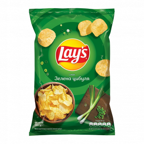 Чіпси Lay's Зелена Цибуля 120g