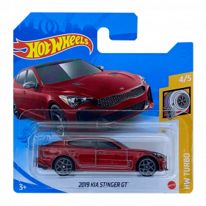 Машинка Базова Hot Wheels 2019 KIA Stinger GT Turbo 1:64 GRY58 Red - Retromagaz