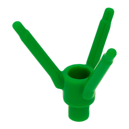 Растение Lego Трава Flower Stem with Bottom Pin 24855 6135278 6269971 Green 4шт Б/У - Retromagaz