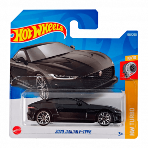 Машинка Базова Hot Wheels 2020 Jaguar F-Type Turbo 1:64 HCT71 Black - Retromagaz