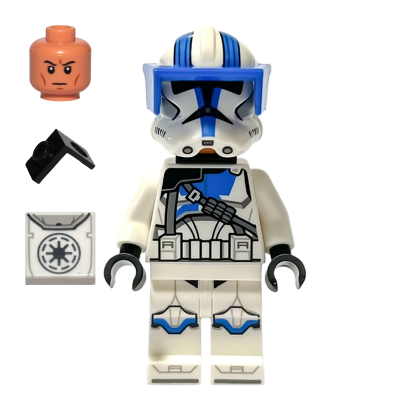 Фигурка Lego Республика Clone Heavy Trooper 501st Legion Phase 2 Star Wars sw1247 75345 Б/У - Retromagaz