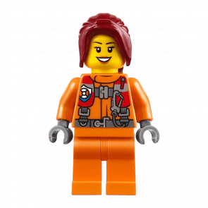 Фігурка Lego Coast Guard 973pb2856 Female Watercraft Pilot City cty0827 2 Б/У - Retromagaz