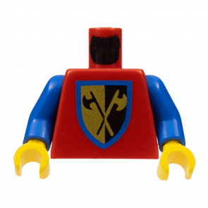 Туловище Lego Castle Crusaders Crossed Axe Shield 973p42c01 cas105 cas288 cas107 cas108 cas109 Red Б/У - Retromagaz