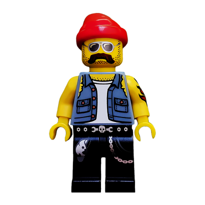 Фігурка Lego Series 10 Motorcycle Mechanic Collectible Minifigures col160 Б/У - Retromagaz