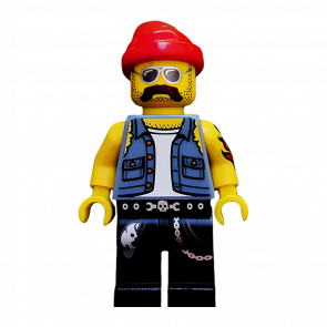 Фігурка Lego Series 10 Motorcycle Mechanic Collectible Minifigures col160 Б/У - Retromagaz