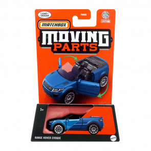 Тематическая Машинка Matchbox Range Rover Evoque Moving Parts 1:64 FWD28/HVN11 Blue - Retromagaz