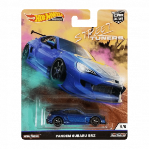 Машинка Premium Hot Wheels Pandem Subaru BRZ Street Tuners 1:64 FYN76 Blue - Retromagaz