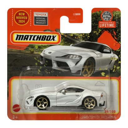 Машинка Большой Город Matchbox 2023 Toyota GR Supra Roadtrip 1:64 HVL09/HVN37 White - Retromagaz