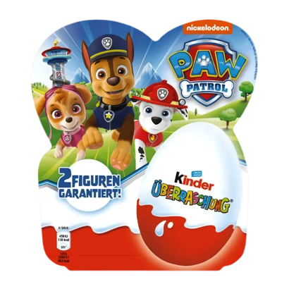 Шоколадное Яйцо Kinder 4шт Paw Patrol 80g - Retromagaz