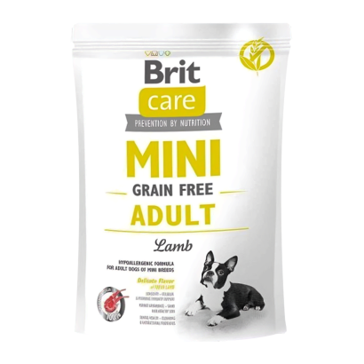 Сухий Корм для Собак Brit Care Grain-free Mini Adult Ягня 400g - Retromagaz