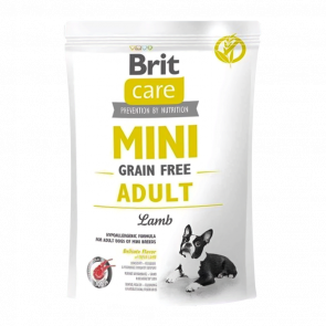 Сухий Корм для Собак Brit Care Grain-free Mini Adult Ягня 400g - Retromagaz