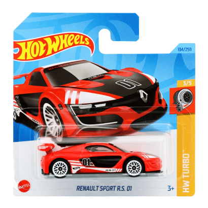 Машинка Базовая Hot Wheels Renault Sport R.S. 01 Turbo 1:64 HKJ38 Red - Retromagaz