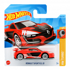 Машинка Базовая Hot Wheels Renault Sport R.S. 01 Turbo 1:64 HKJ38 Red - Retromagaz