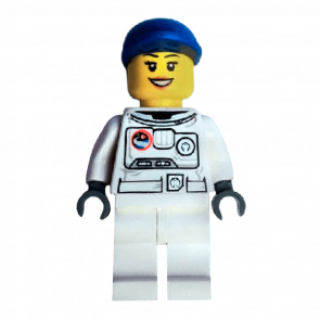 Фигурка Lego Space Port 973pb0861 Spacesuit White Legs Blue Short Bill Cap City cty0225a Б/У