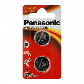 Батарейка Panasonic CR-2032 Lithium 2шт - Retromagaz