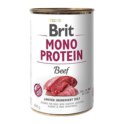 Влажный Корм для Собак Brit Care Mono Protein Говядина 400g - Retromagaz