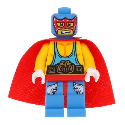 Фігурка Lego Series 1 Super Wrestler Collectible Minifigures col010 Б/У - Retromagaz