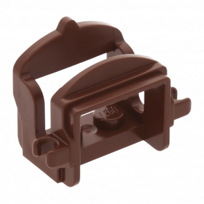 Для Животных Lego Horse Saddle with Clips 4491b 4550331 6092656 Reddish Brown Б/У