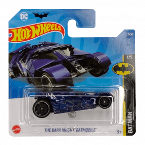 Машинка Базова Hot Wheels DC Batman The Dark Knight Batmobile Treasure Hunts Batman 1:64 HCX94 Dark Blue - Retromagaz