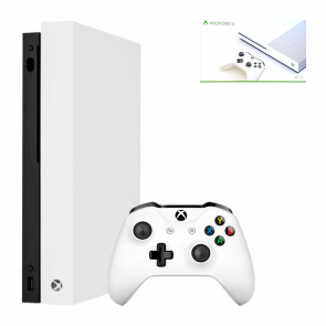 Набір Консоль Microsoft Xbox One X 1TB White Б/У  + Коробка Black - Retromagaz