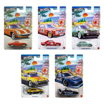 Набор Тематическая Машинка Hot Wheels J-Imports 2024-1 HWR57 5шт - Retromagaz